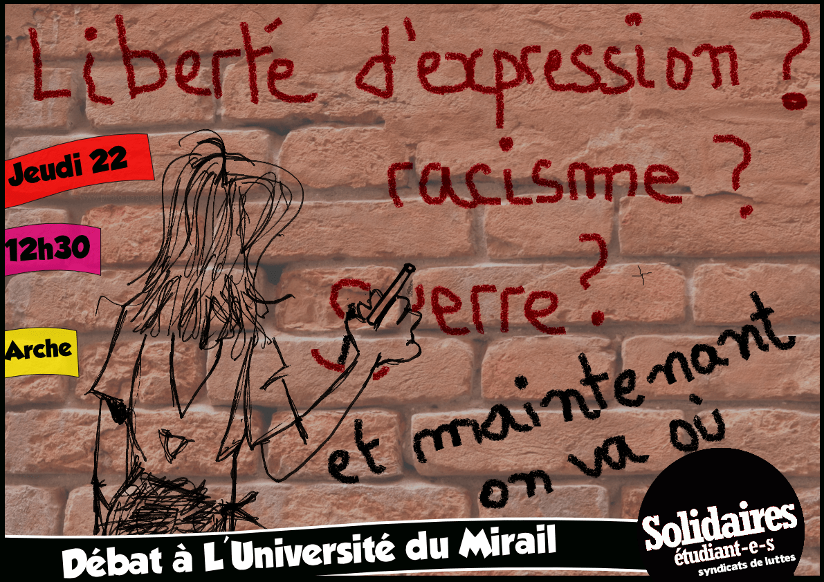 Liberté d&rsquo;expression ? Racisme ? Guerre ? Et maintenant on va où ?