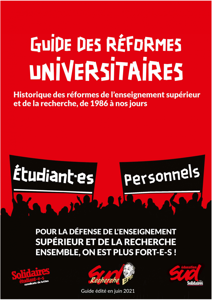 Guide des réformes de l&rsquo;enseignement supérieur et de la recherche