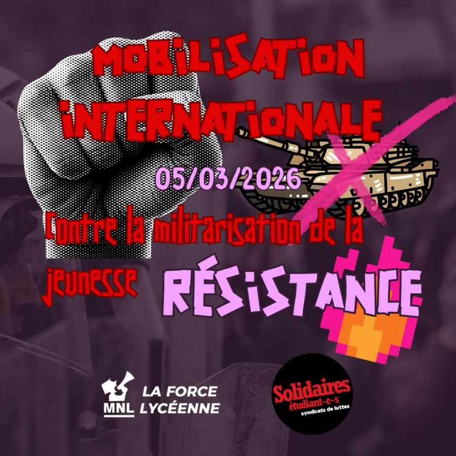 Contre la militarisation de la jeunesse le 5 mars